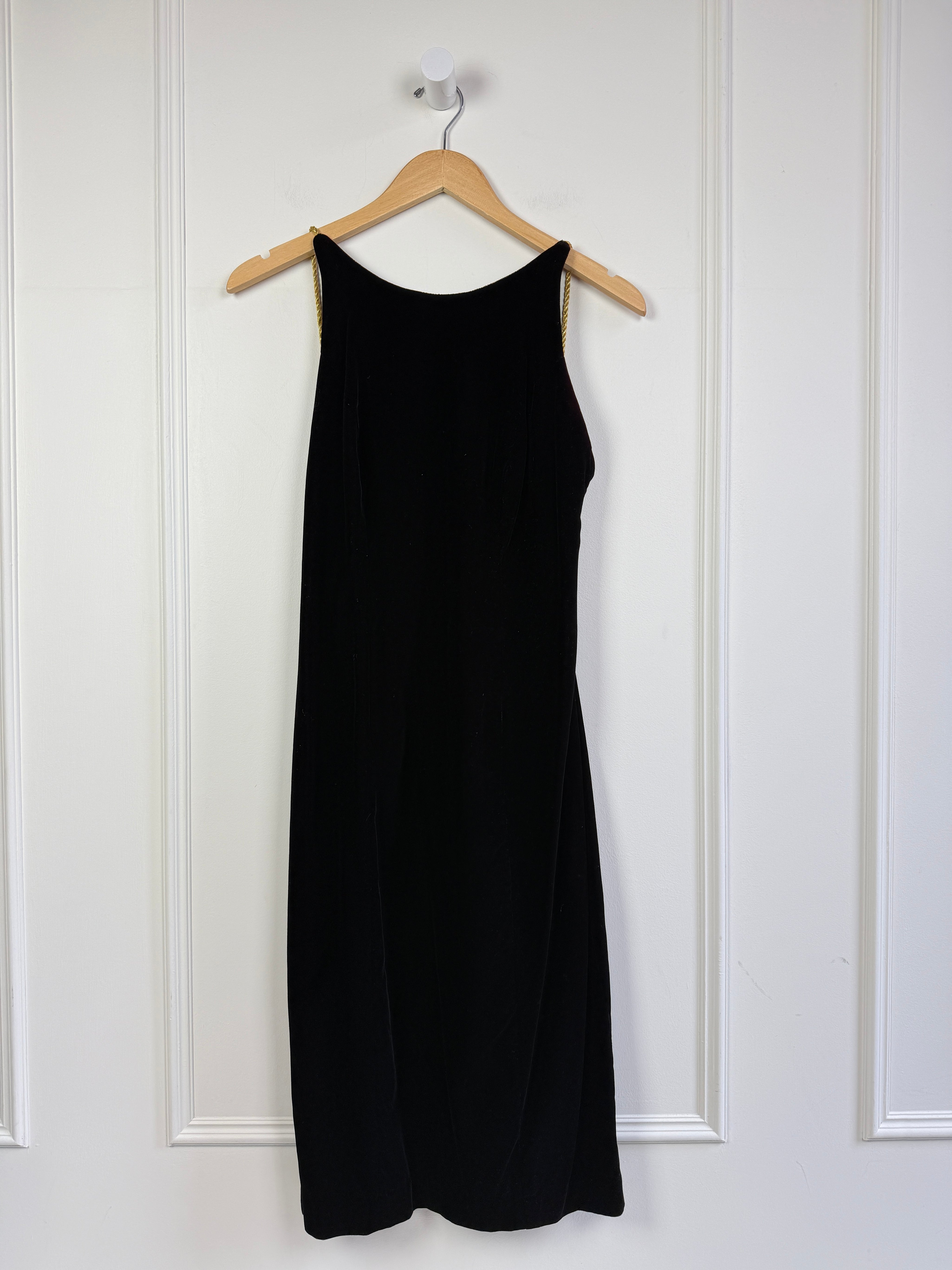 Vintage Niki Velvet Dress (S)