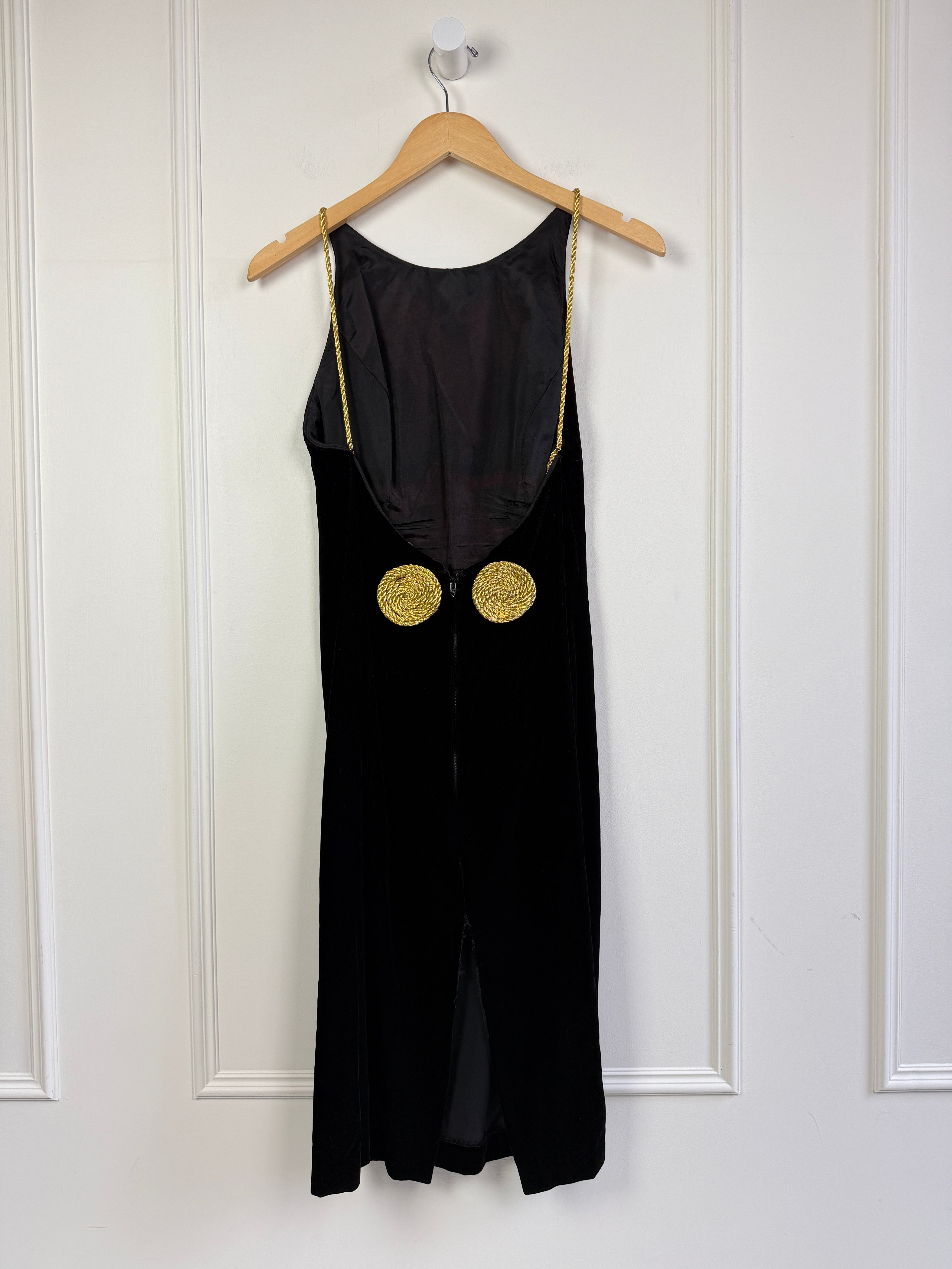 Vintage Niki Velvet Dress (S)