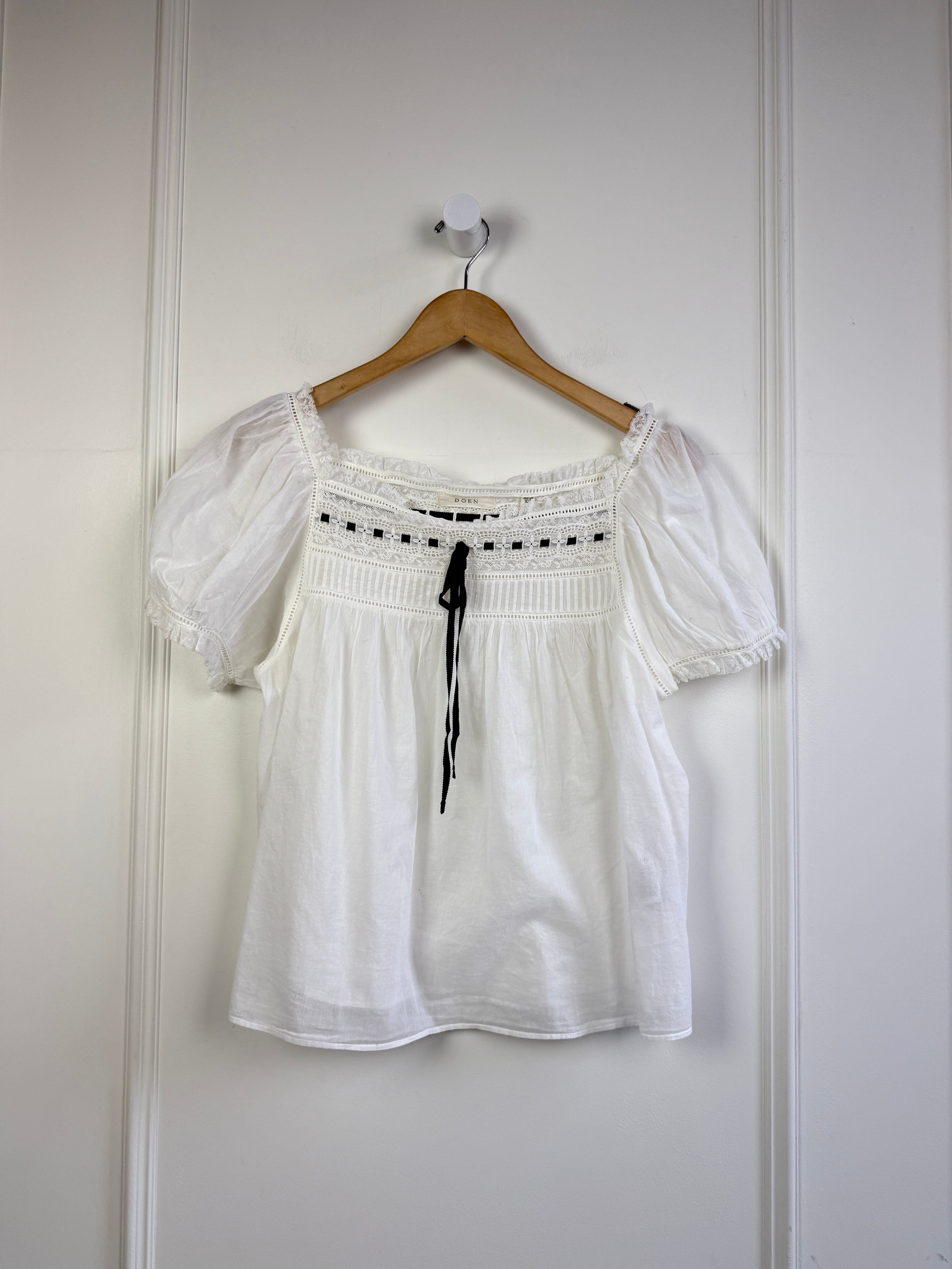 Doen Puff Sleeve Top (M)