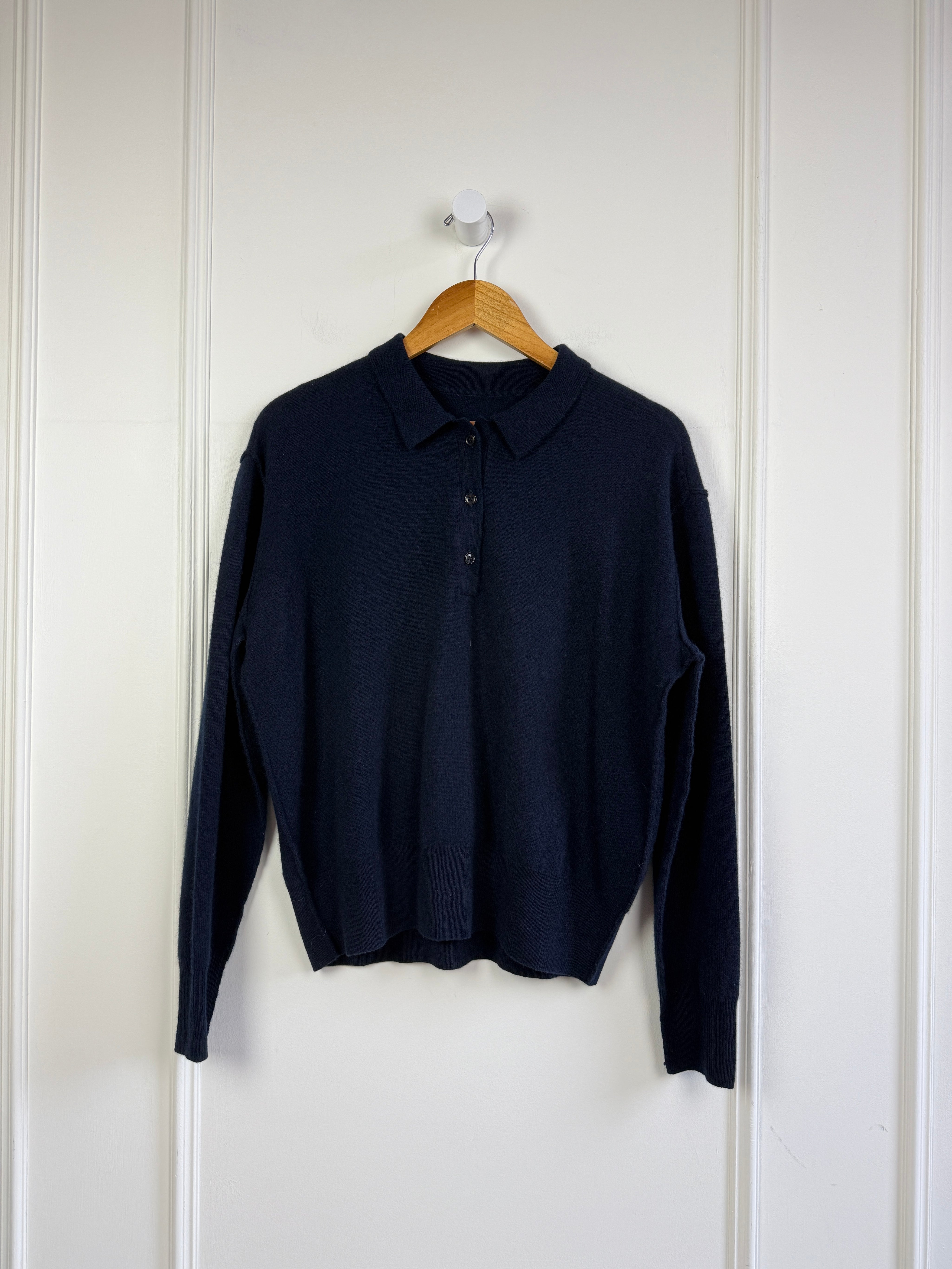 Jamie Haller Cashmere Polo Sweater (M)