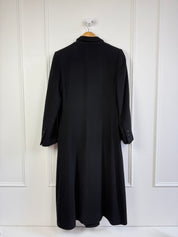 Vintage Black Cashmere Coat (S/M)