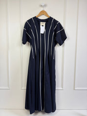 Lovebirds Navy Striped Dress (S)