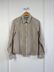 Lilla P Tan Striped Top (M)
