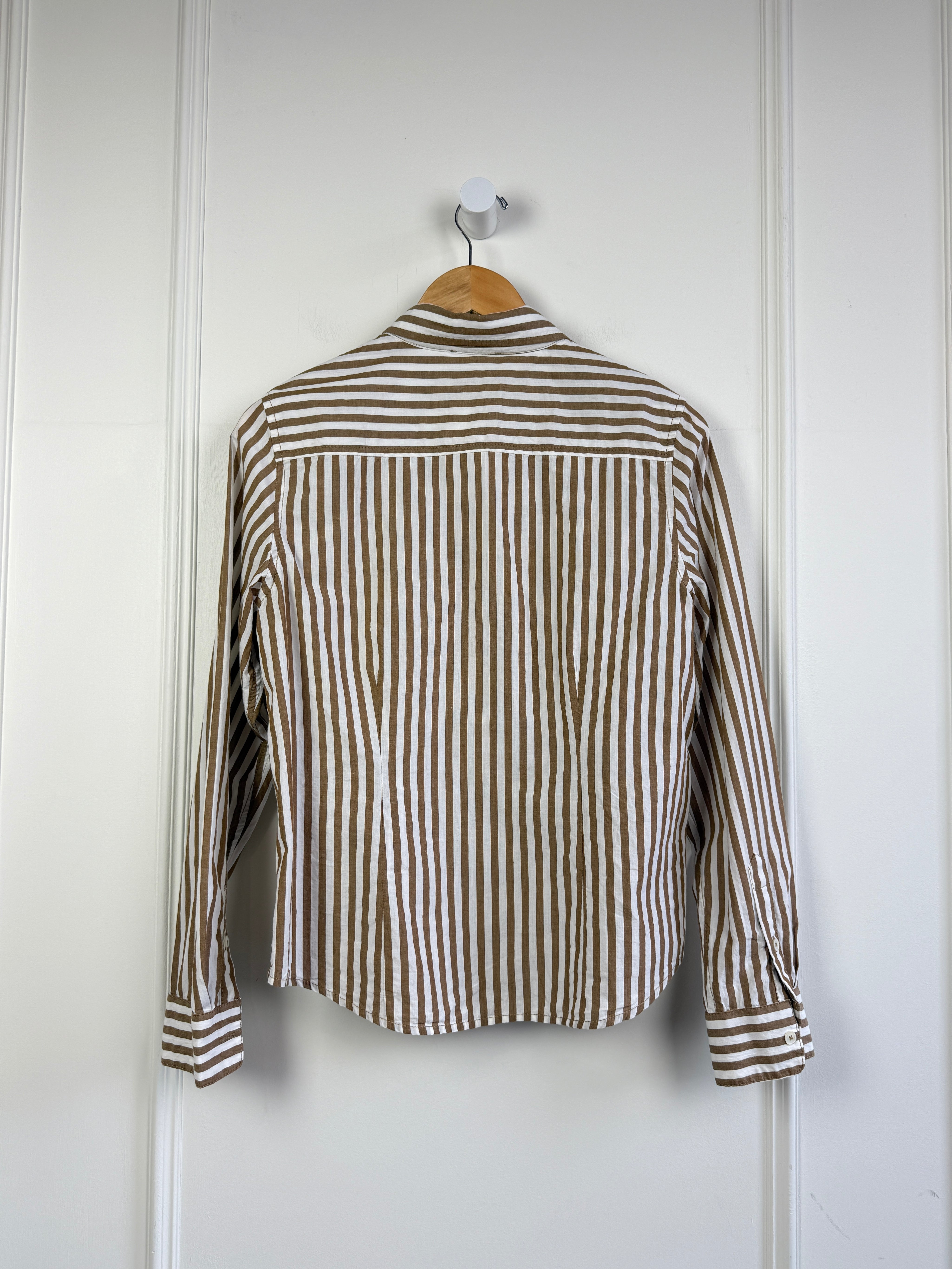 Lilla P Tan Striped Top (M)