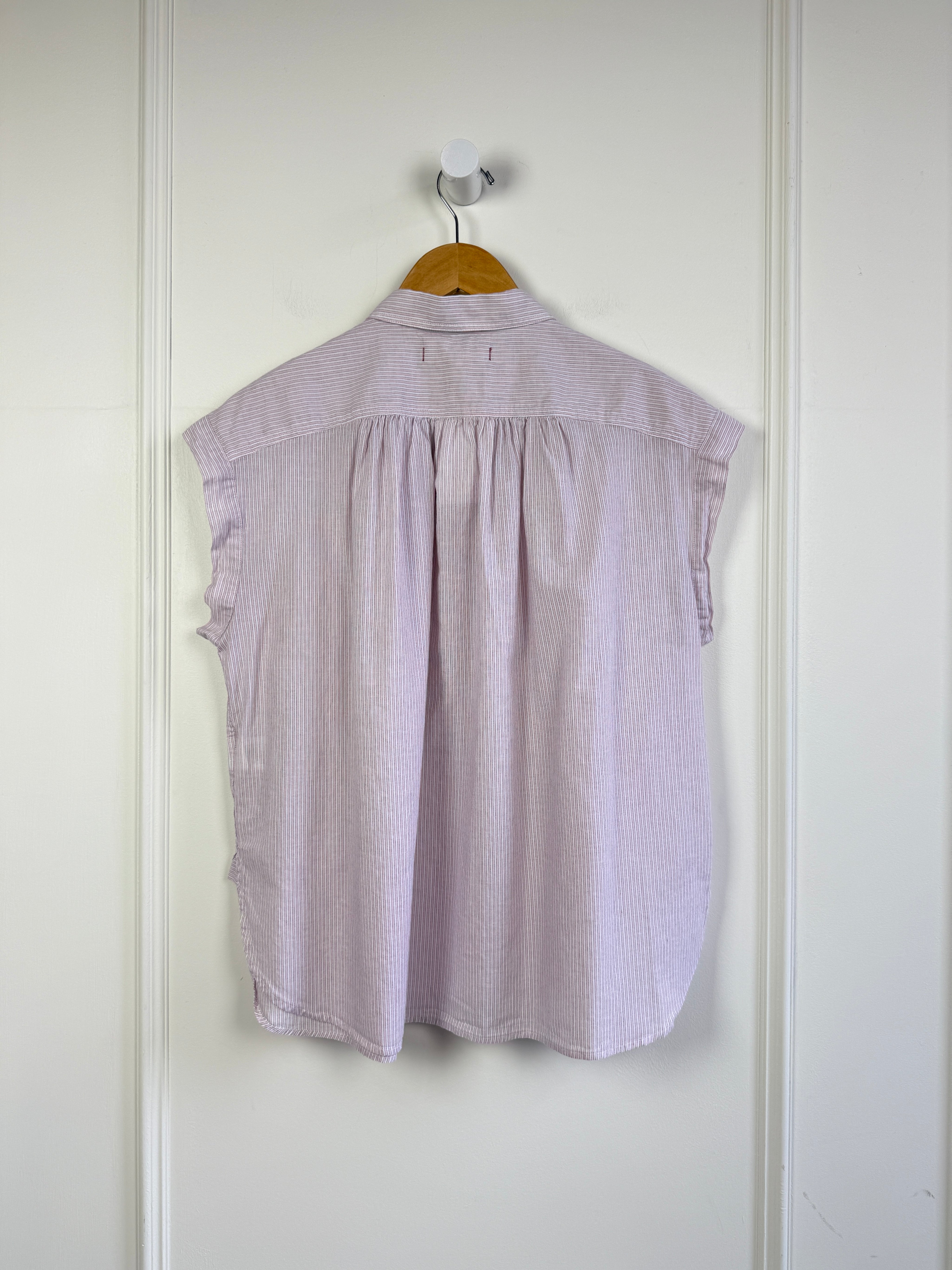 AMO Pink Striped Top (S)