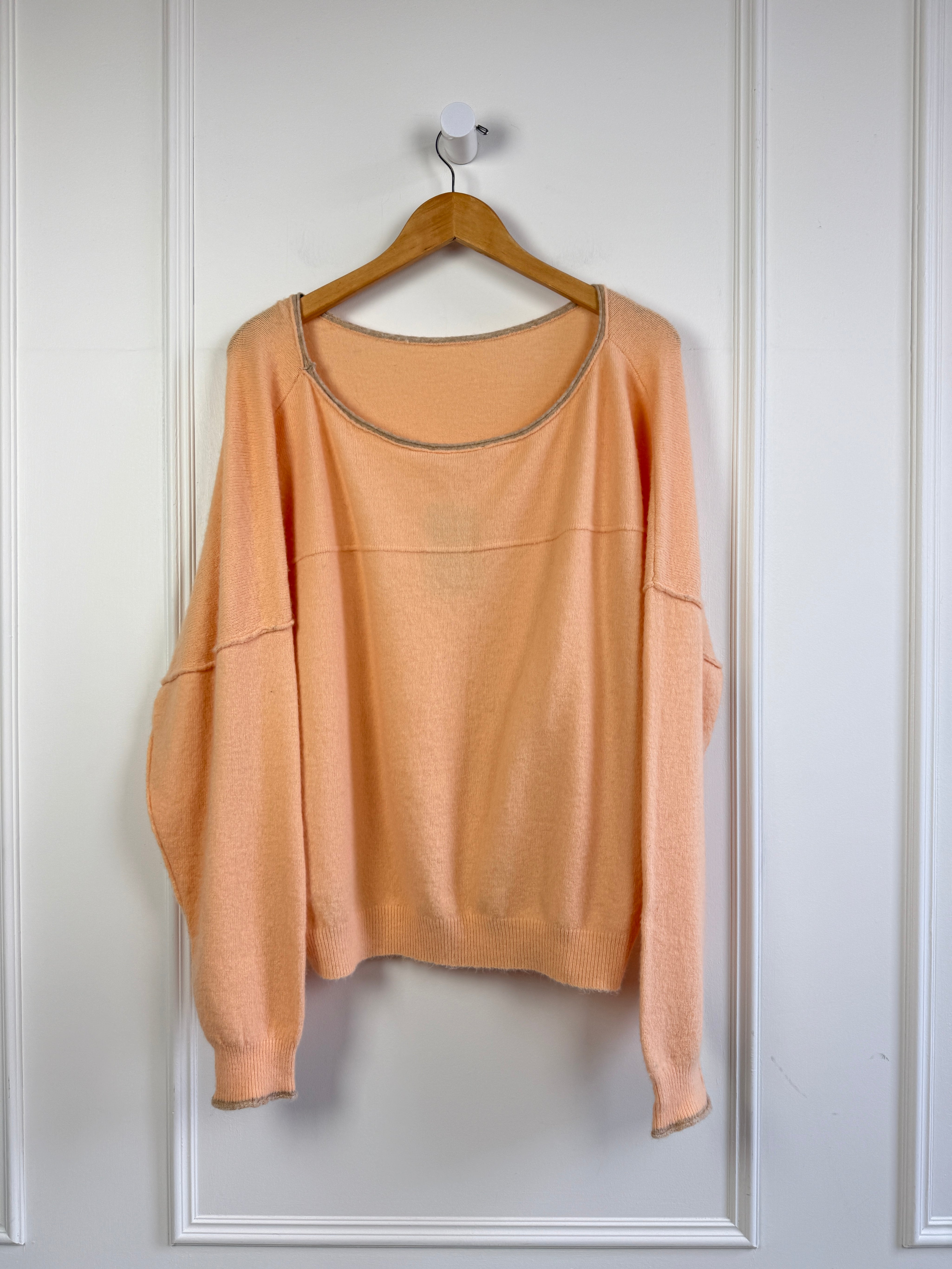 Free People Orange Sweater (L)