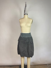 Marithe Francois Girbaud Spliced Skirt (M)