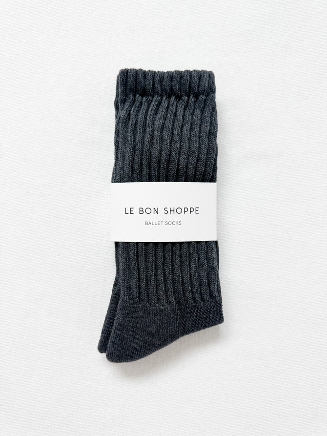 Le Bon Shoppe - Ballet Socks | Charcoal