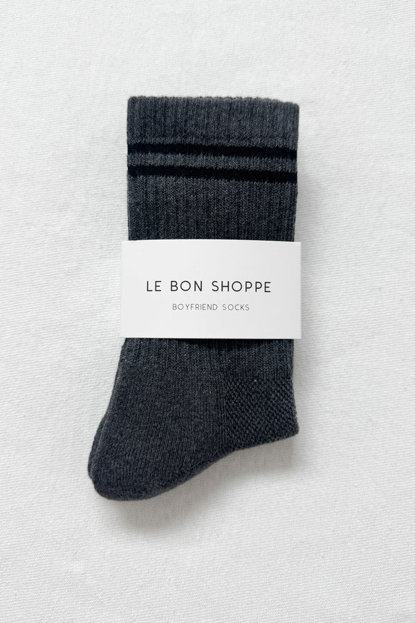 Le Bon Shoppe - Boyfriend Socks | Charcoal
