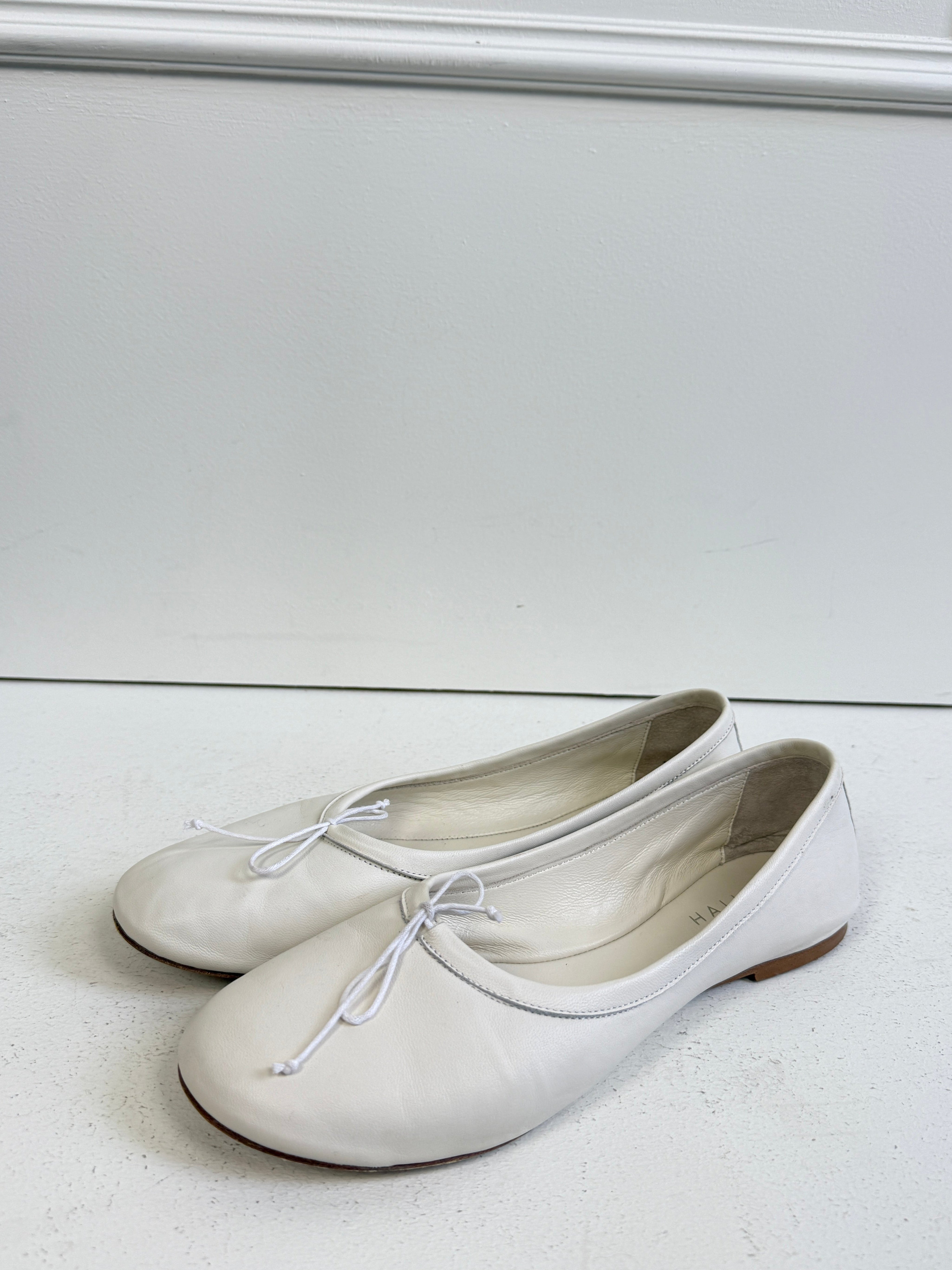Jamie Haller White Ballet Slipper (39)