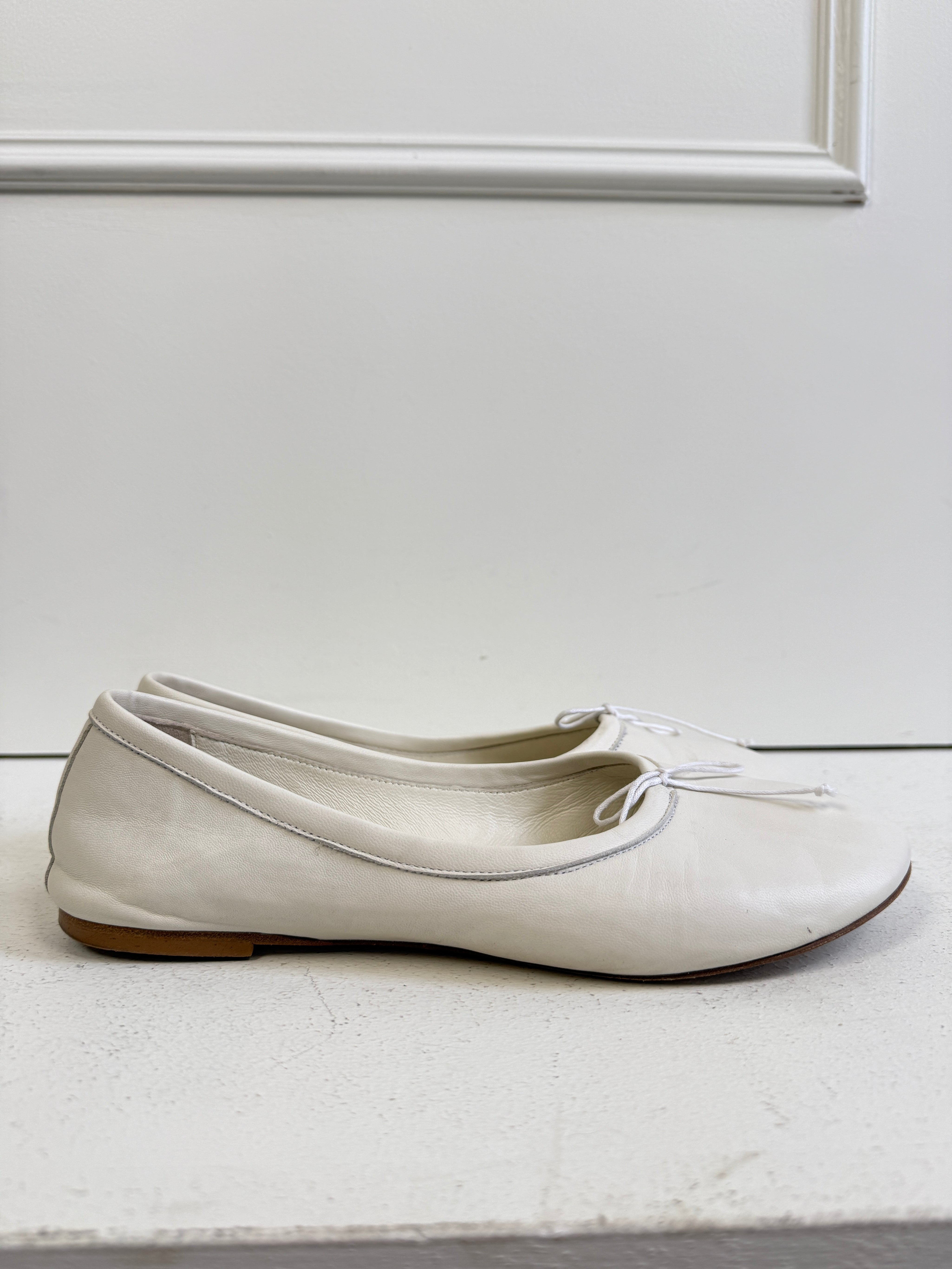 Jamie Haller White Ballet Slipper (39)