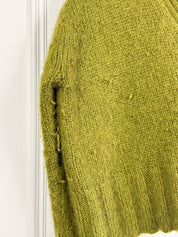 Peruvian Connection Green Cardigan (M)