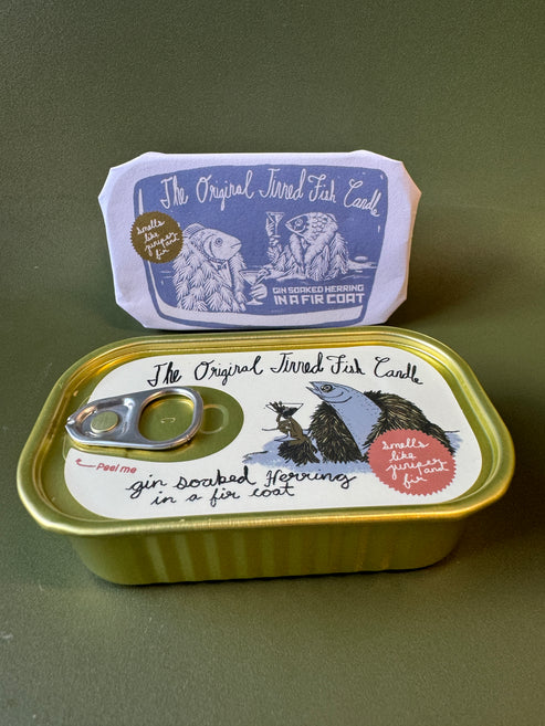 The Original Tinned Fish Candle | Juniper and Fraser Fir