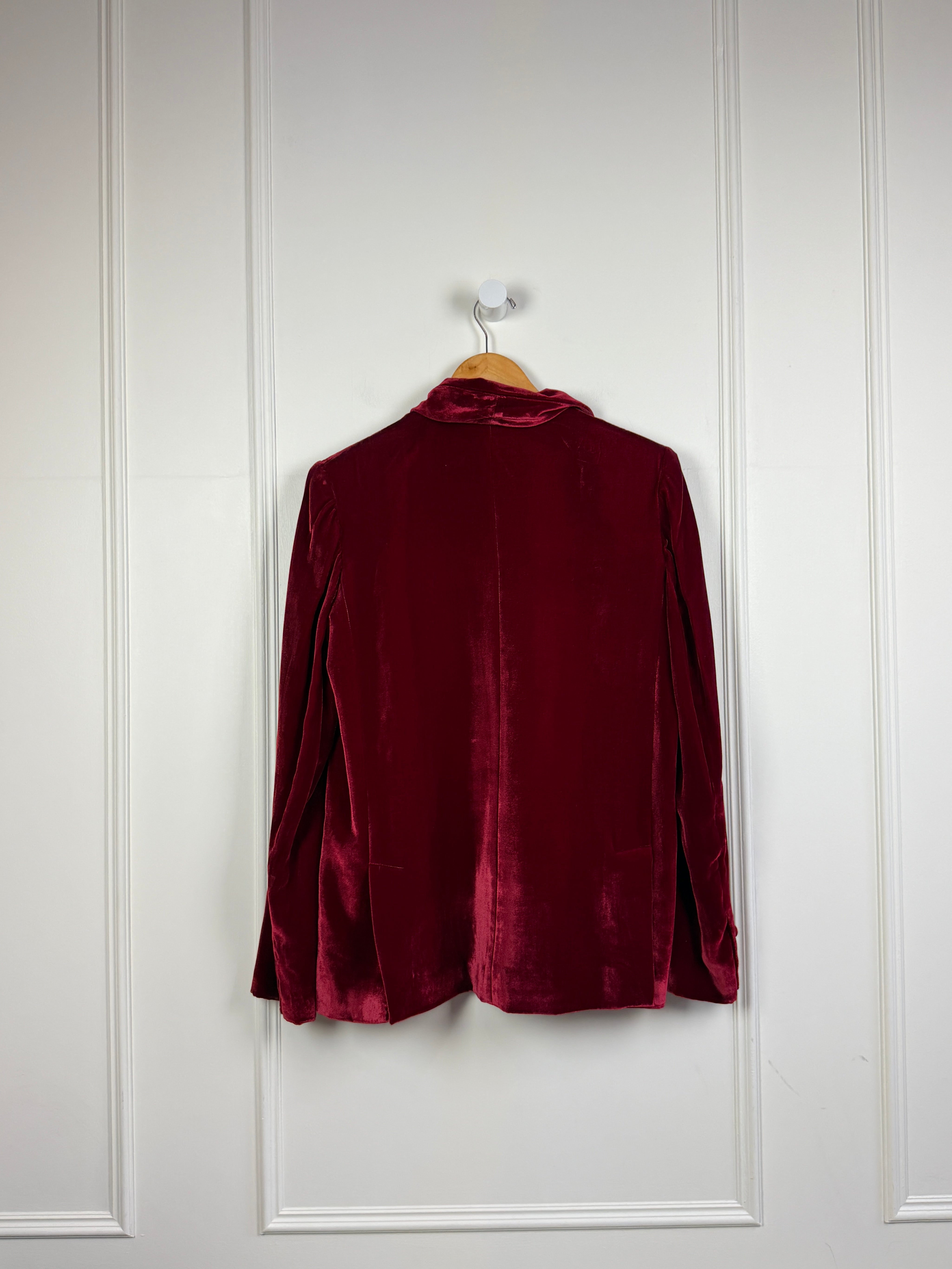 TWP Red Velvet Blazer (M)