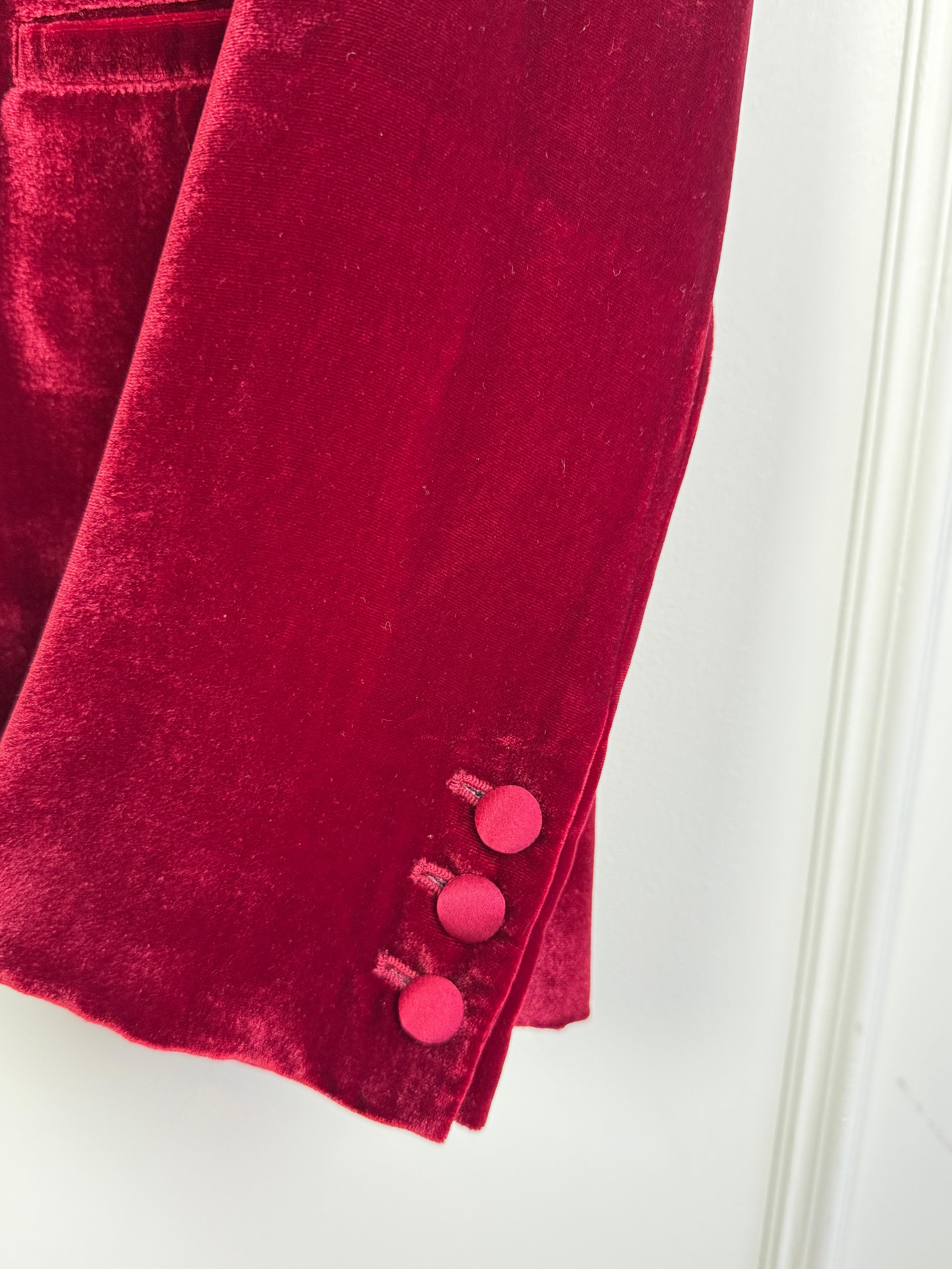 TWP Red Velvet Blazer (M)