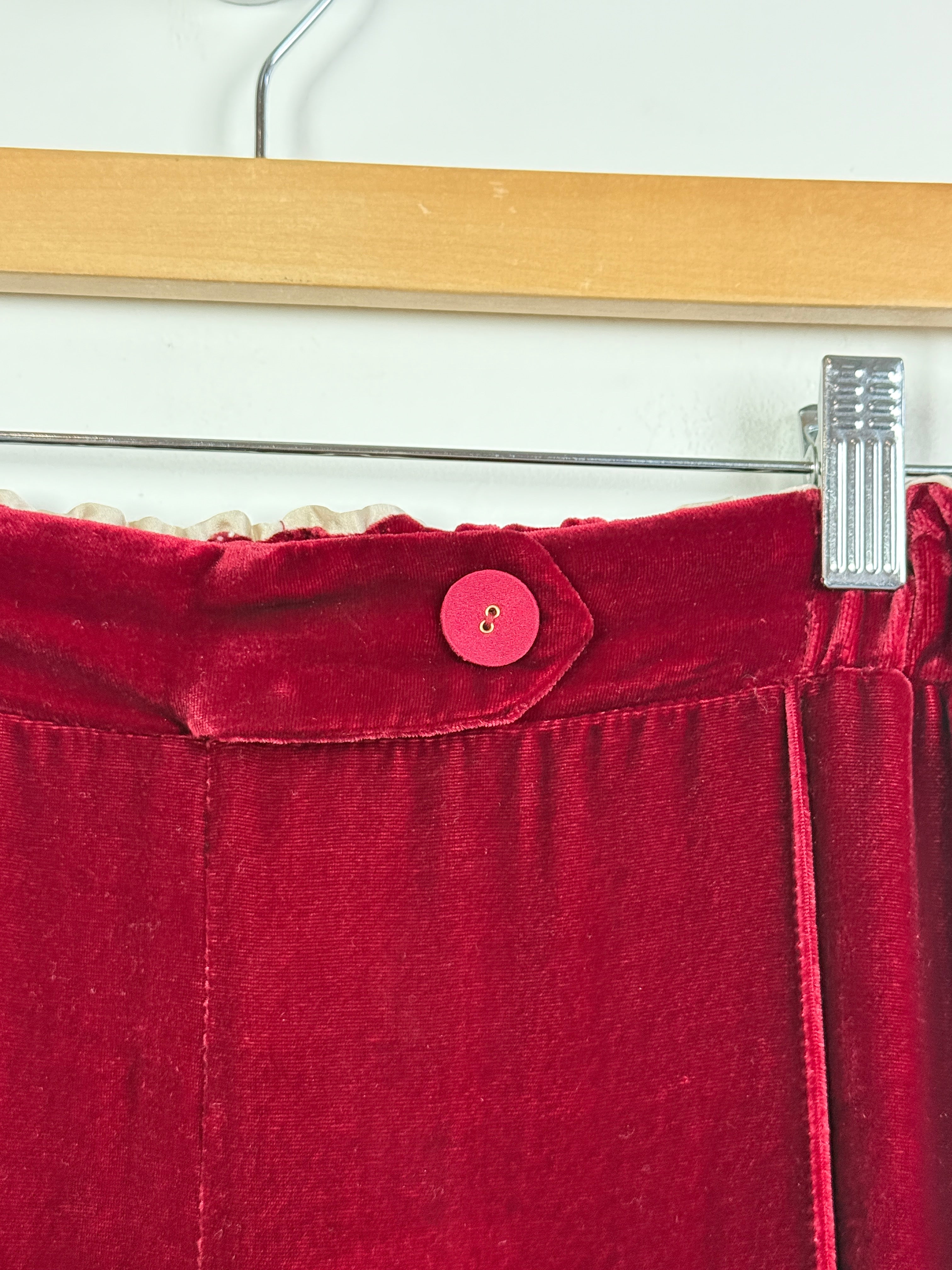 TWP Red Velvet Pants (L)