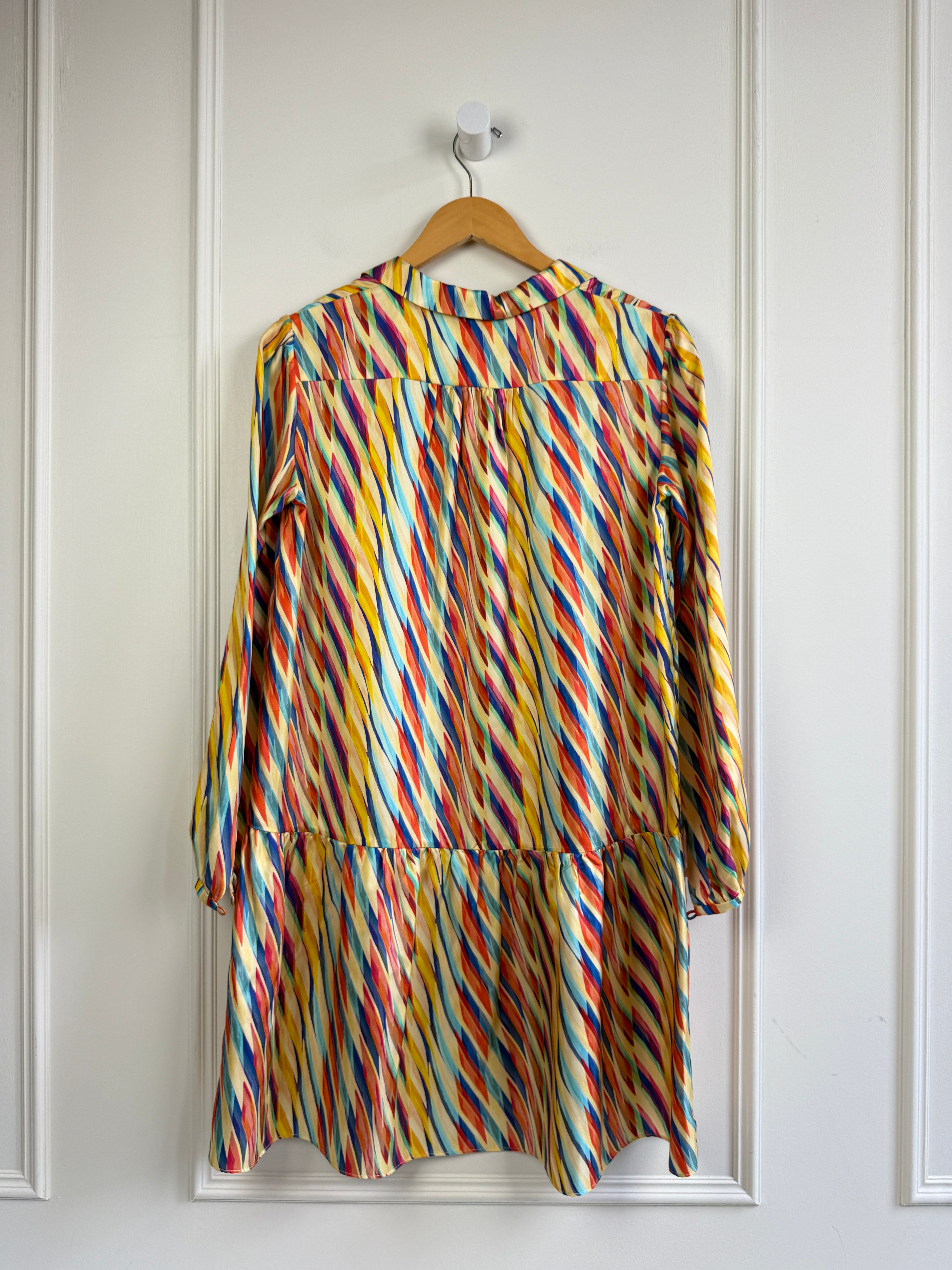 Saloni Yellow Multicolor Dress (4/S)