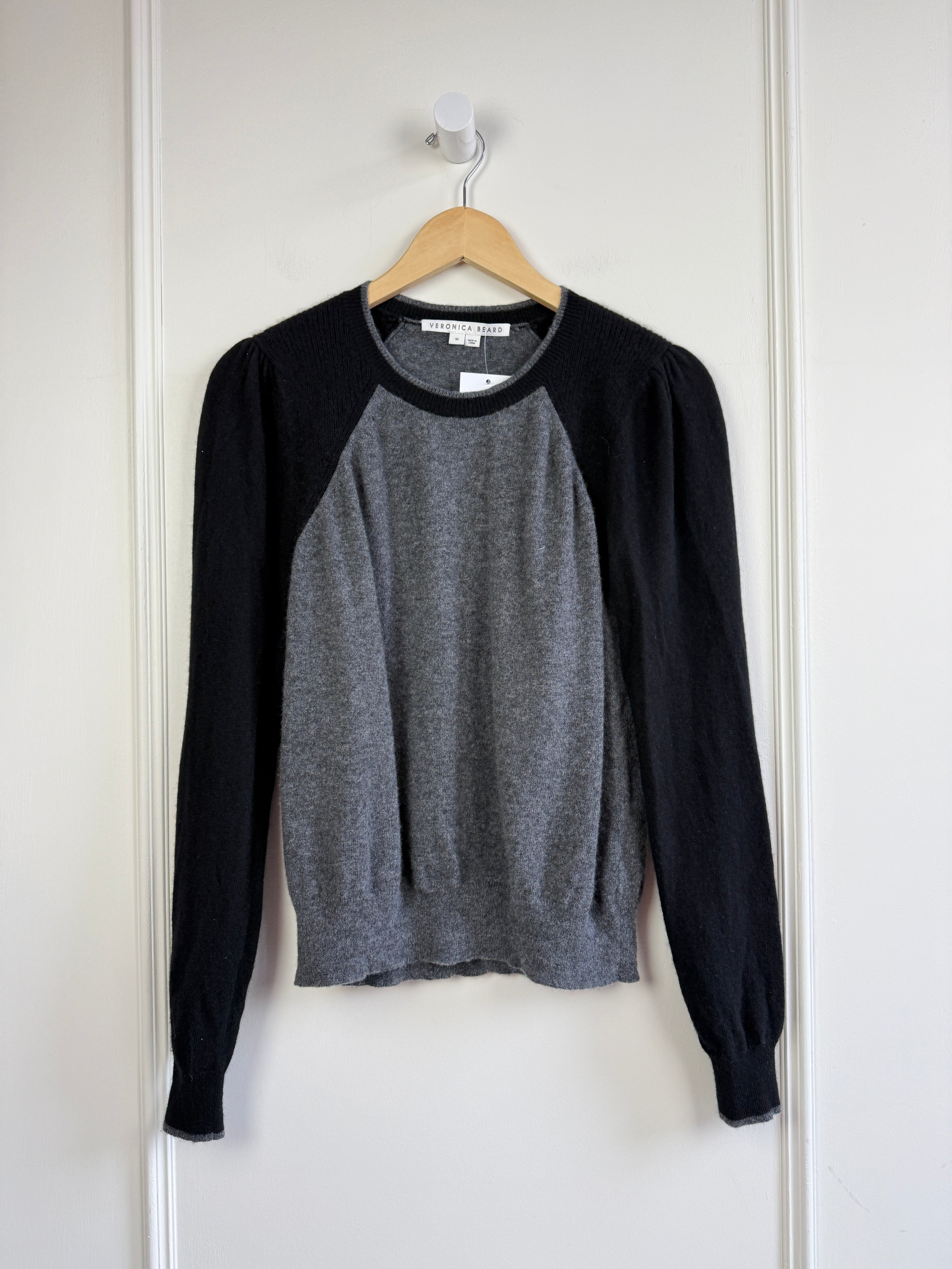 Veronica Beard Grey & Black Sweater (M)
