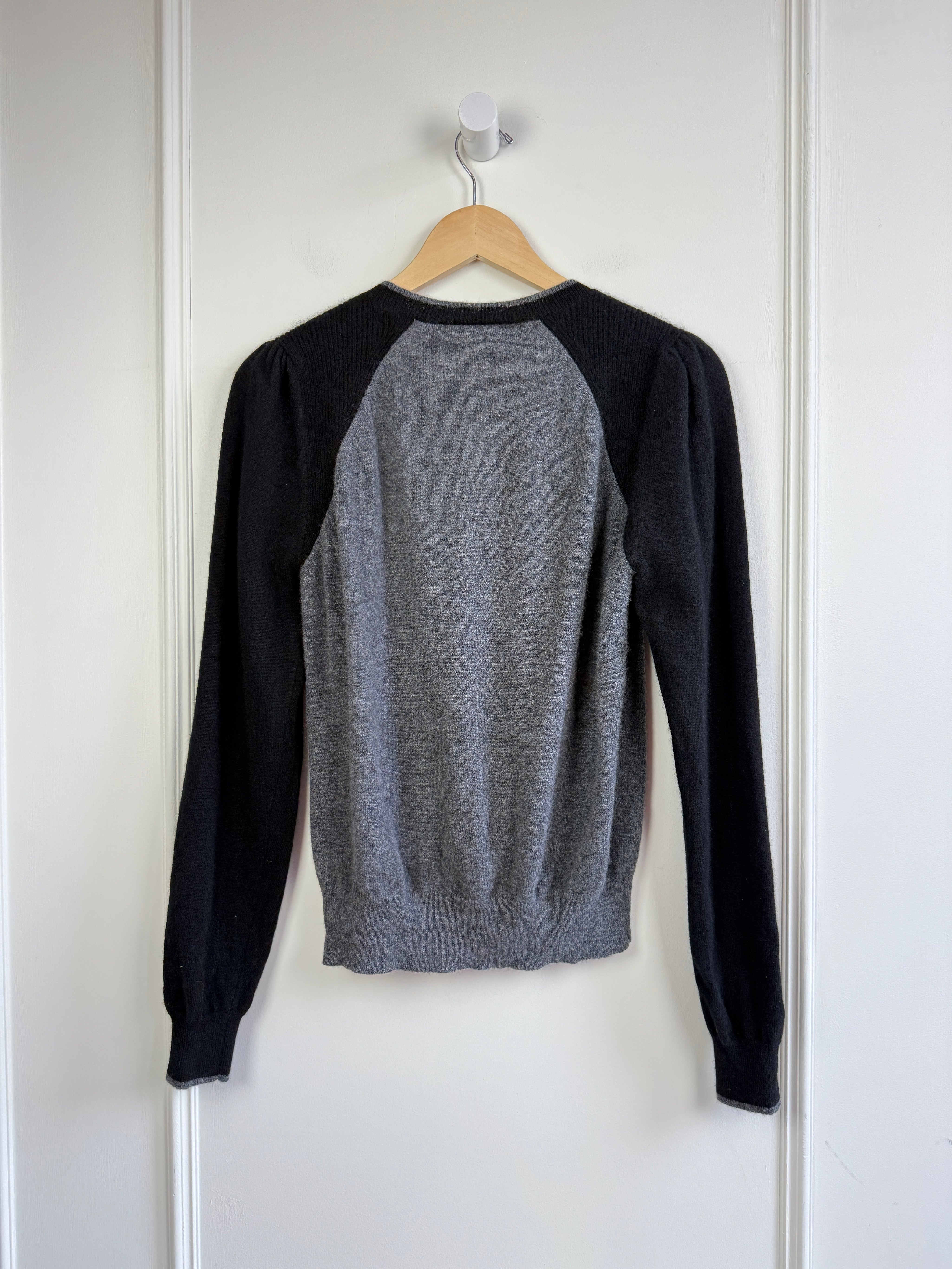 Veronica Beard Grey & Black Sweater (M)