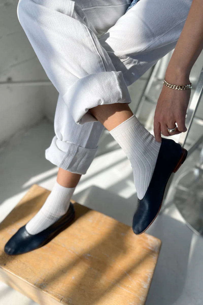 Le Bon Shoppe - Her Socks | Classic White