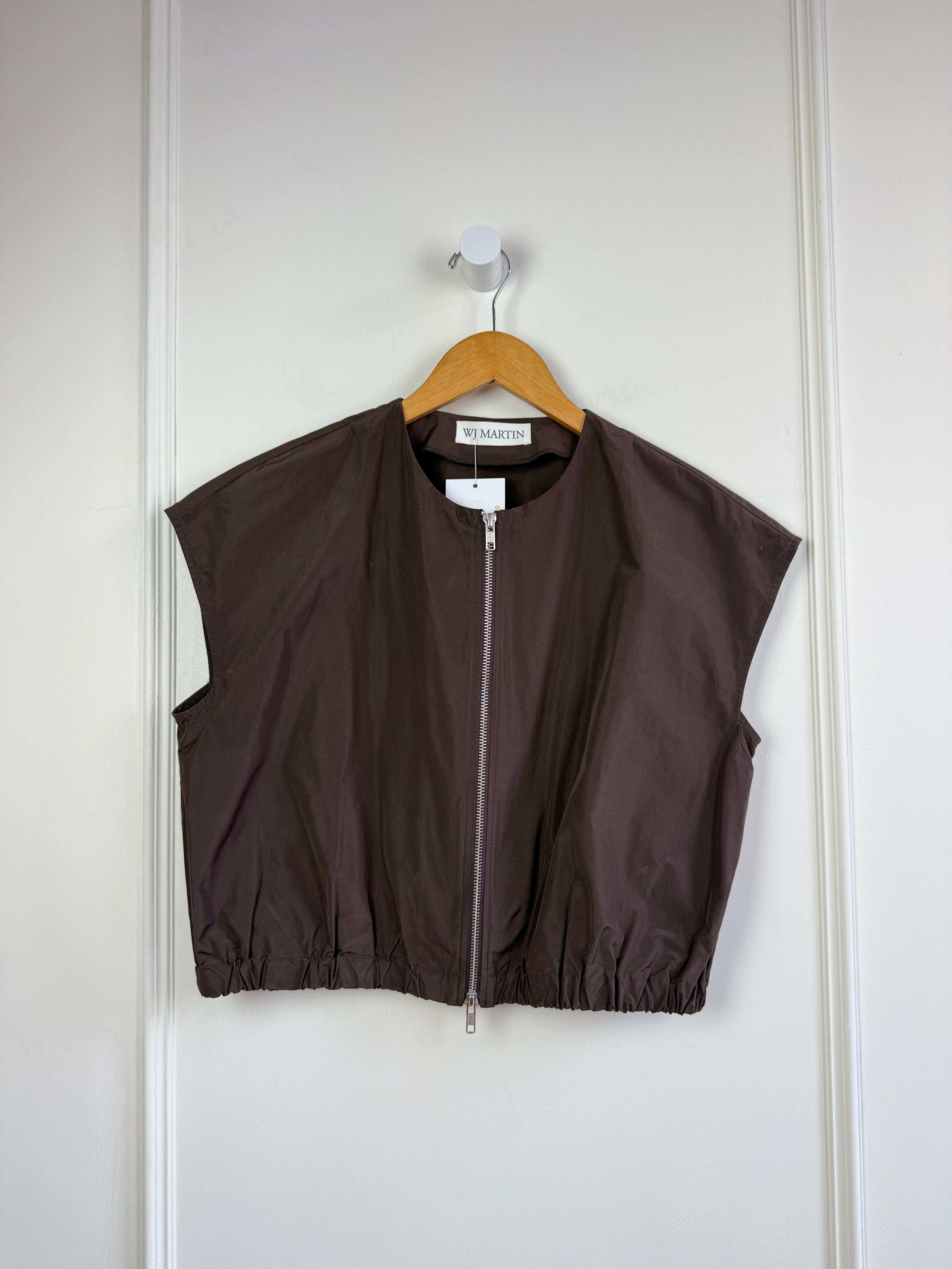 WJ Martin Poplin Zip Blouse (L/42)