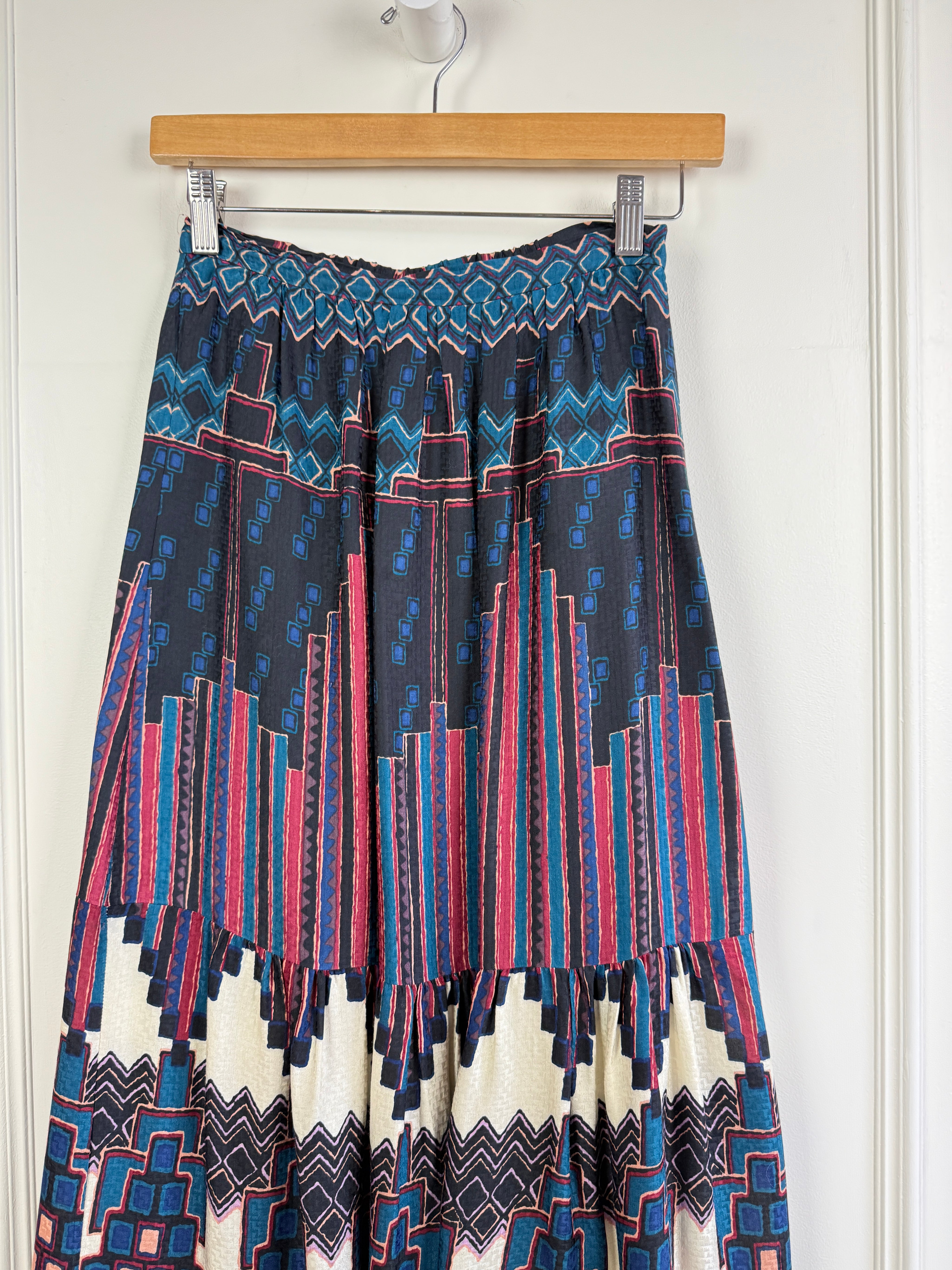 Ba&sh Pattern Midi Skirt (S)