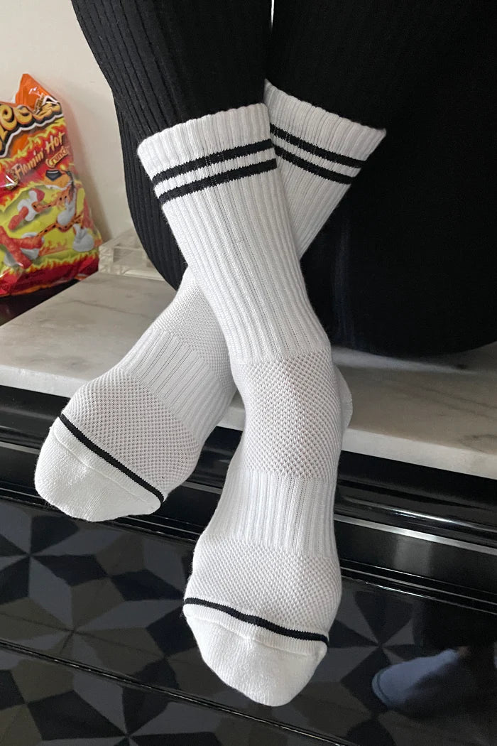 Le Bon Shoppe - Boyfriend Socks | Classic White