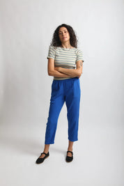 Gravel & Gold -  James Shirt | Kelp Stripe