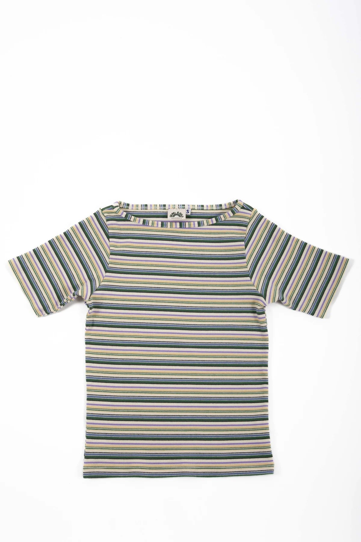 Gravel & Gold -  James Shirt | Kelp Stripe