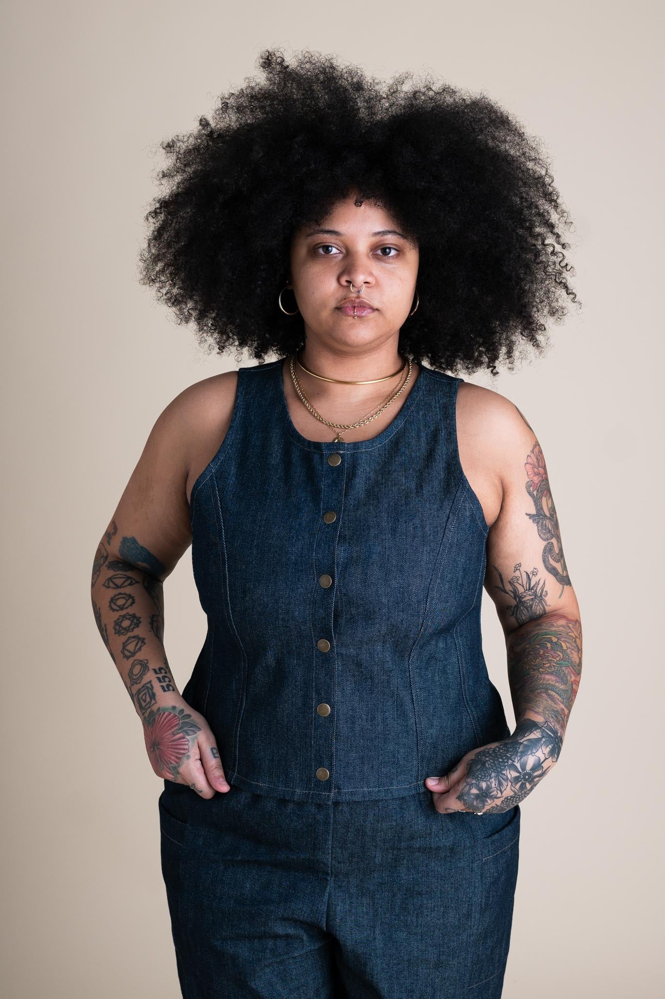Conscious Clothing - Katherine Vest | Cone Denim