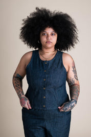 Conscious Clothing - Katherine Vest | Cone Denim
