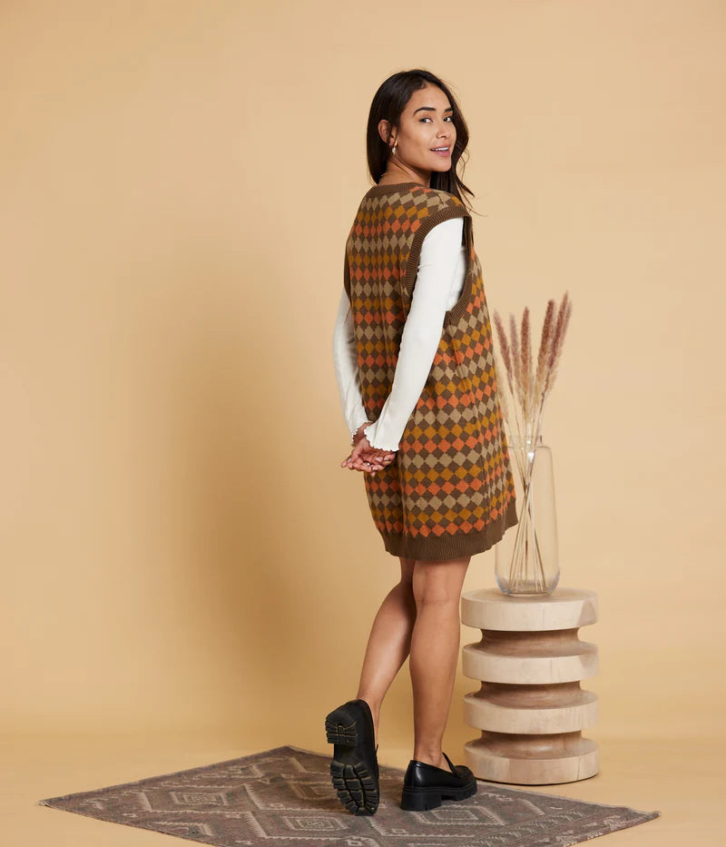 Known Supply - Edna Sweater Dress | Teak Ombre