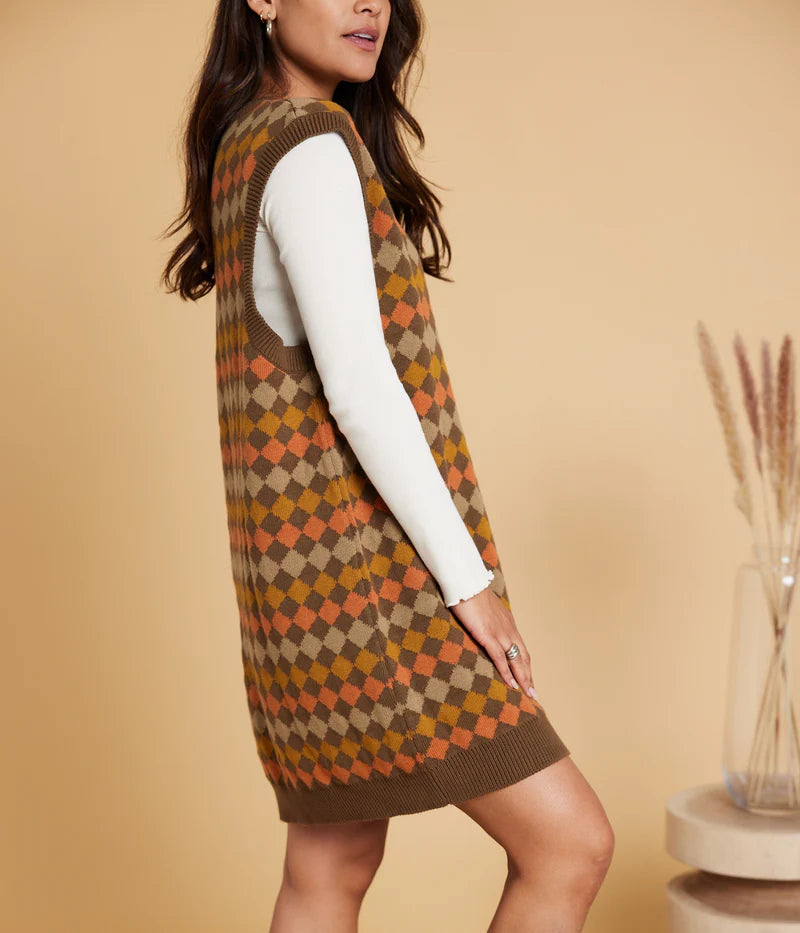 Known Supply - Edna Sweater Dress | Teak Ombre