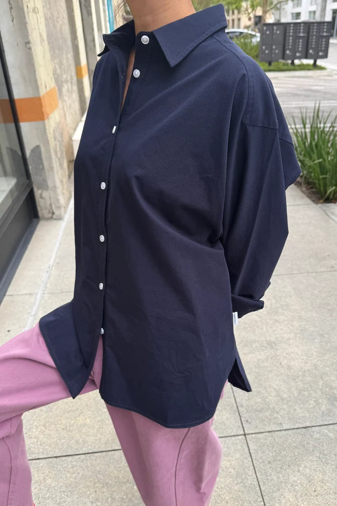 Le Bon Shoppe - Light Weight Owen Shirt | Navy