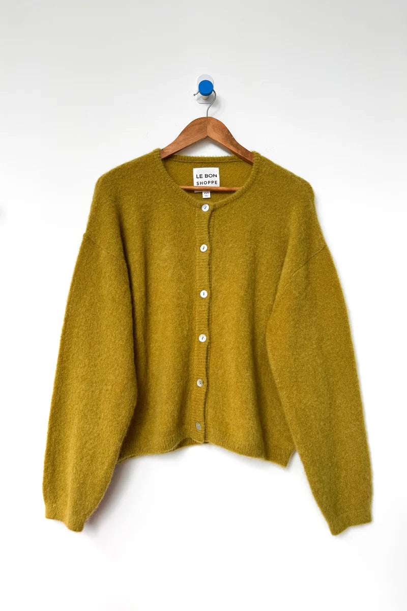 Le Bon Shoppe - Leila Mohair Cardigan | Bistro Yellow