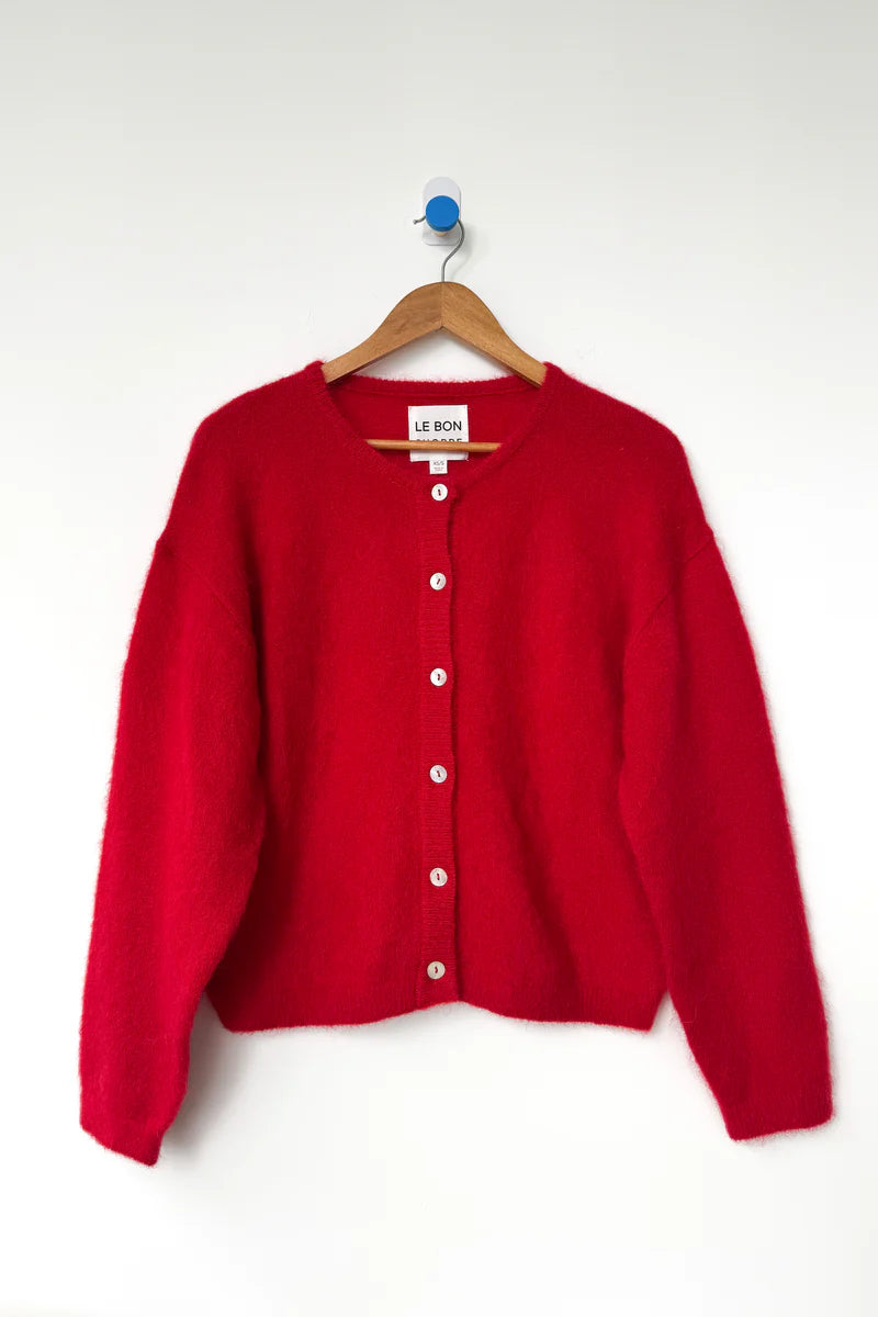 Le Bon Shoppe - Leila Mohair Cardigan | Red