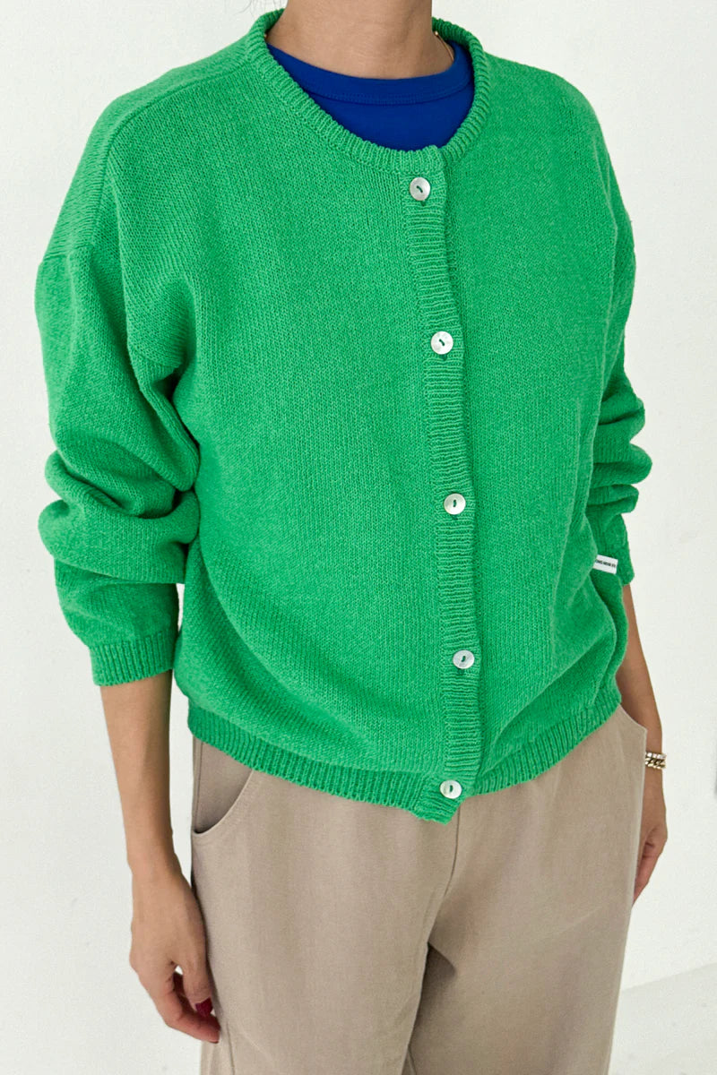 Le Bon Shoppe - Cotton Leila Cardigan | Spring Green