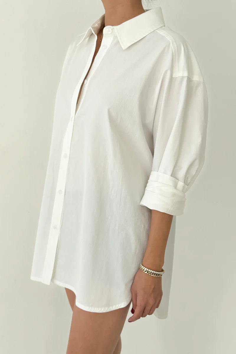 Le Bon Shoppe - Light Weight Owen Shirt | White