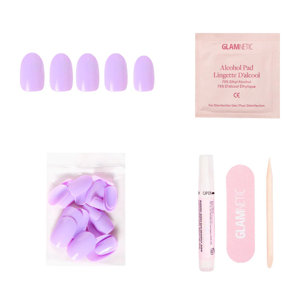 Glamnetic - Lilac Short Round Nails