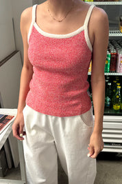 Le Bon Shoppe - Lily Sweater Cami | Red
