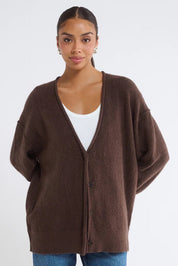 Rumored - Longline Cardigan | Espresso