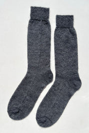Le Bon Shoppe - Mohair Veil Socks | Charcoal