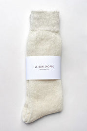 Le Bon Shoppe - Mohair Veil Socks | Cream