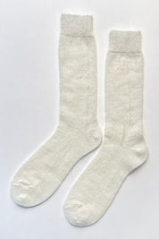 Le Bon Shoppe - Mohair Veil Socks | Cream