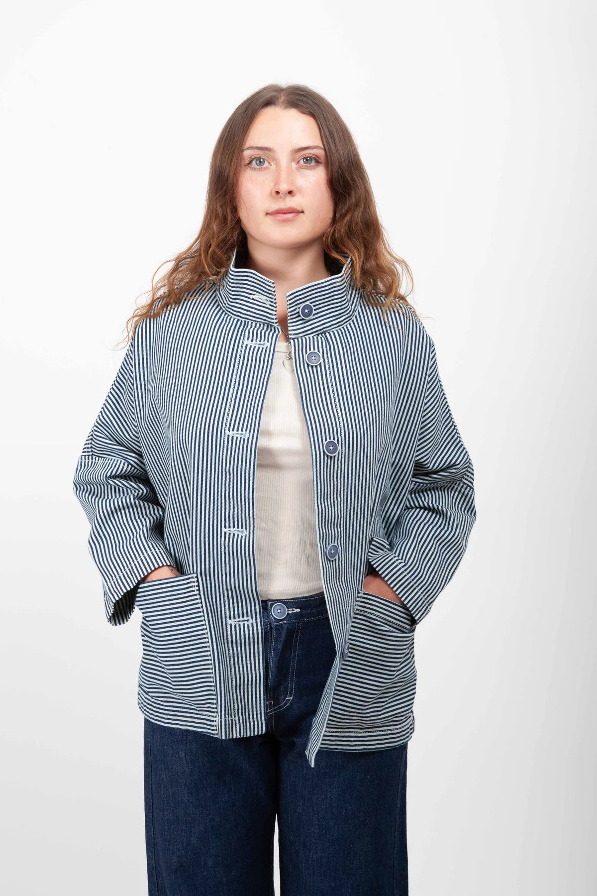 Gravel & Gold - Maram Conductor Jacket | Conductor Stripe