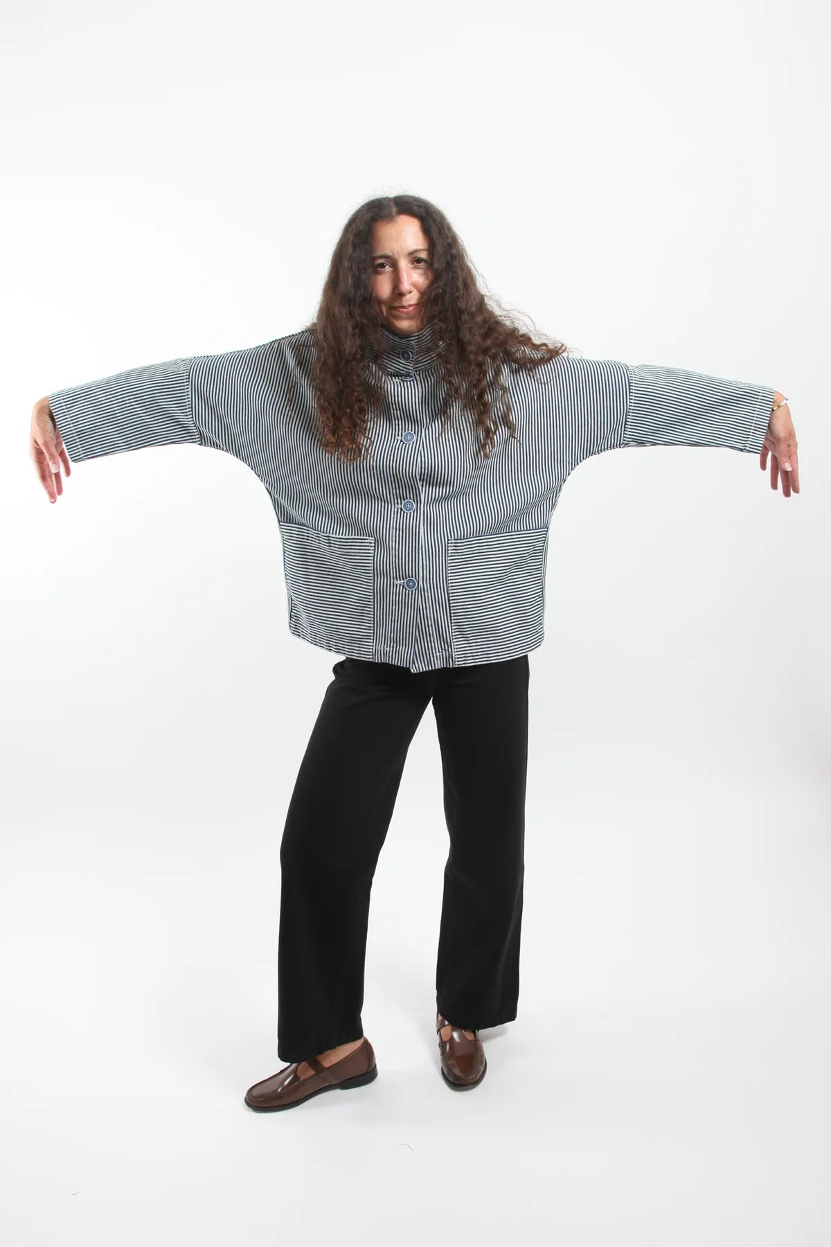 Gravel & Gold - Maram Conductor Jacket | Conductor Stripe