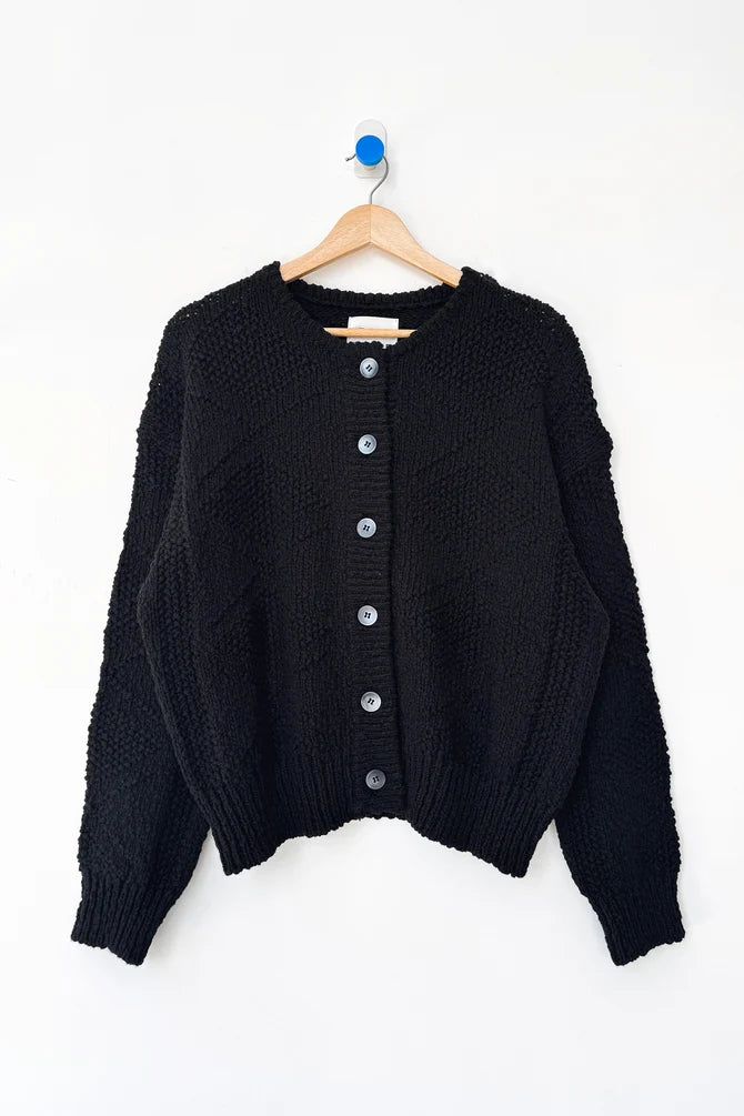 Le Bon Shoppe - Mason Cotton Cardigan | Black