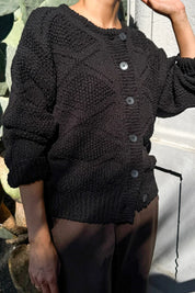 Le Bon Shoppe - Mason Cotton Cardigan | Black