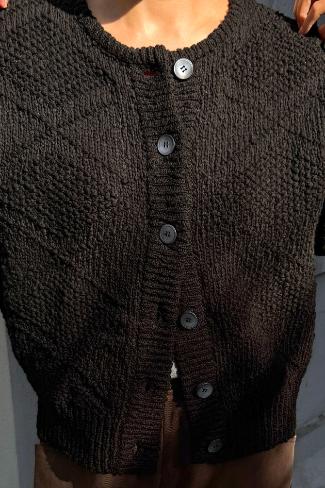 Le Bon Shoppe - Mason Cotton Cardigan | Black
