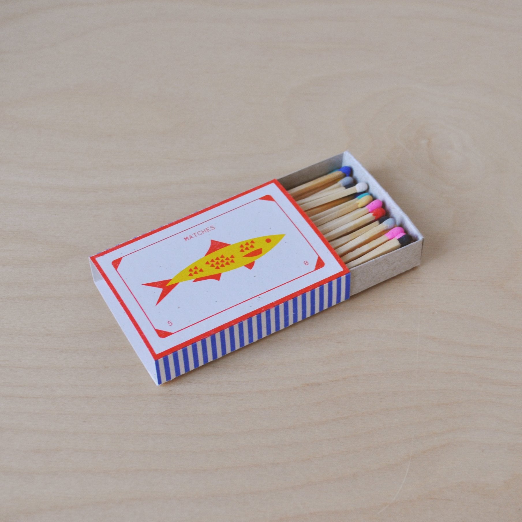 Sunroom - "Fish" Risograph Printed Matchbox